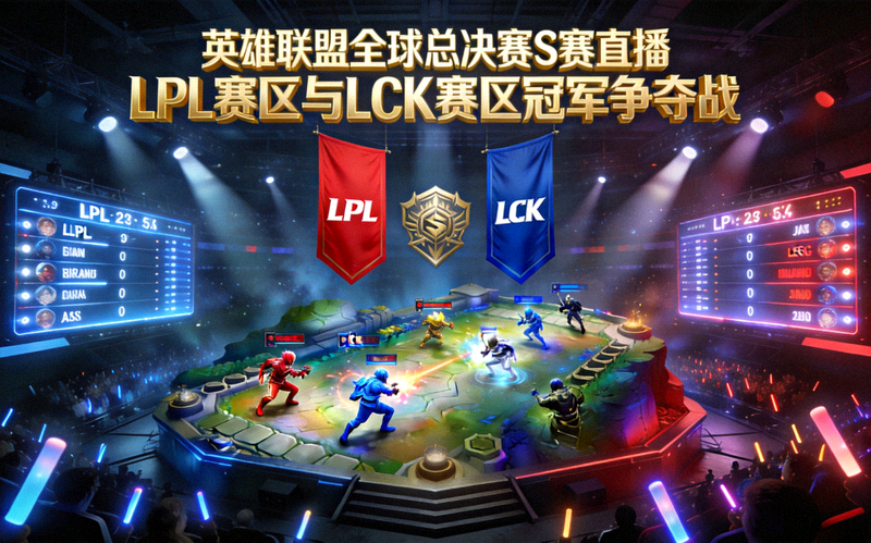 英雄联盟全球总决赛S赛直播 - LPL赛区与LCK赛区冠军争夺战